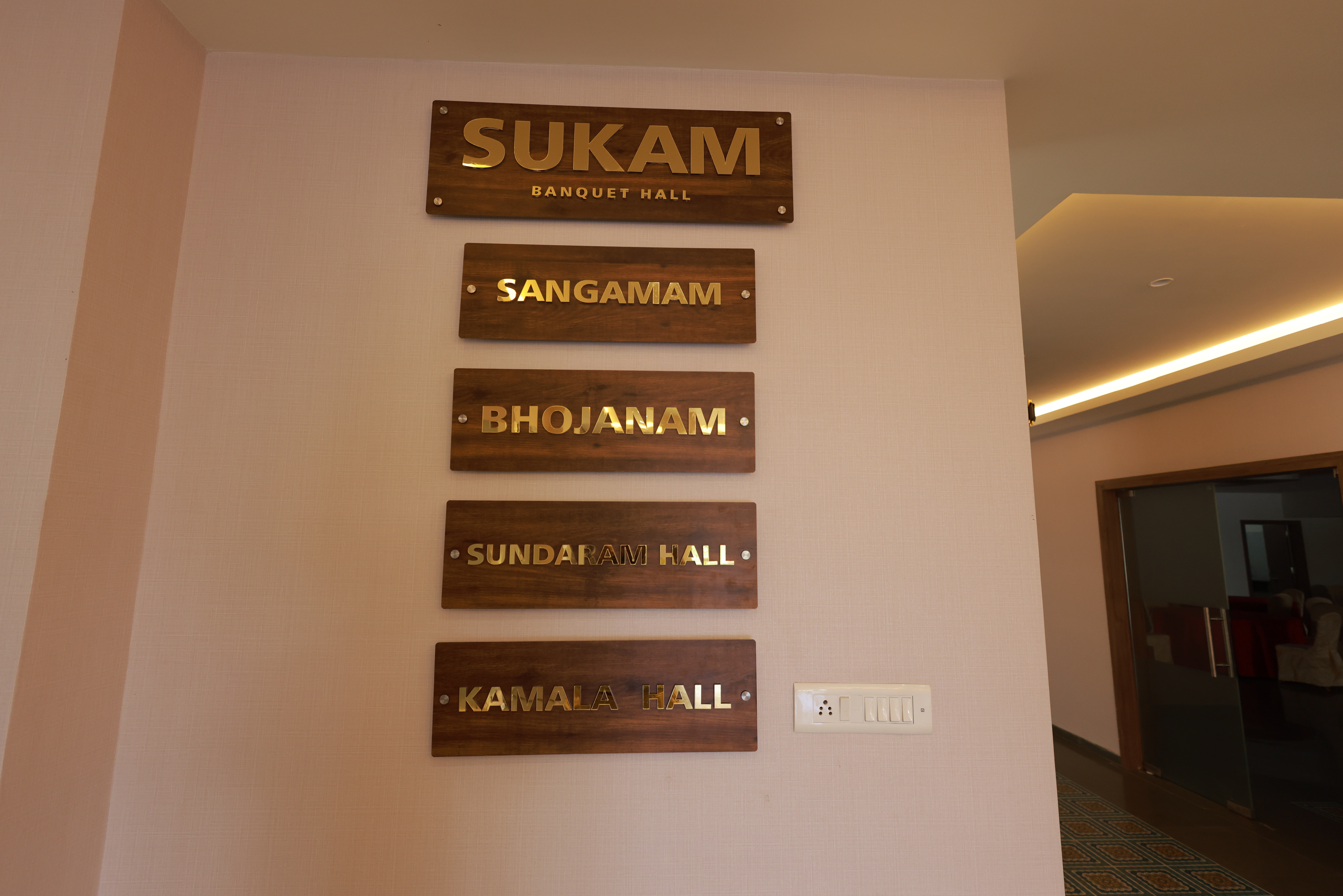 Sukam Banquet Hall interior
